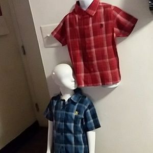 2 lil kids shirts and Levis Jeans